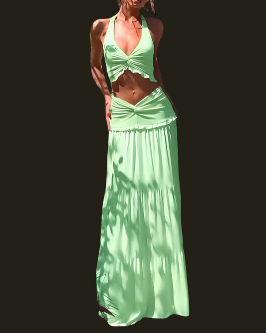 2 piece skirt set M