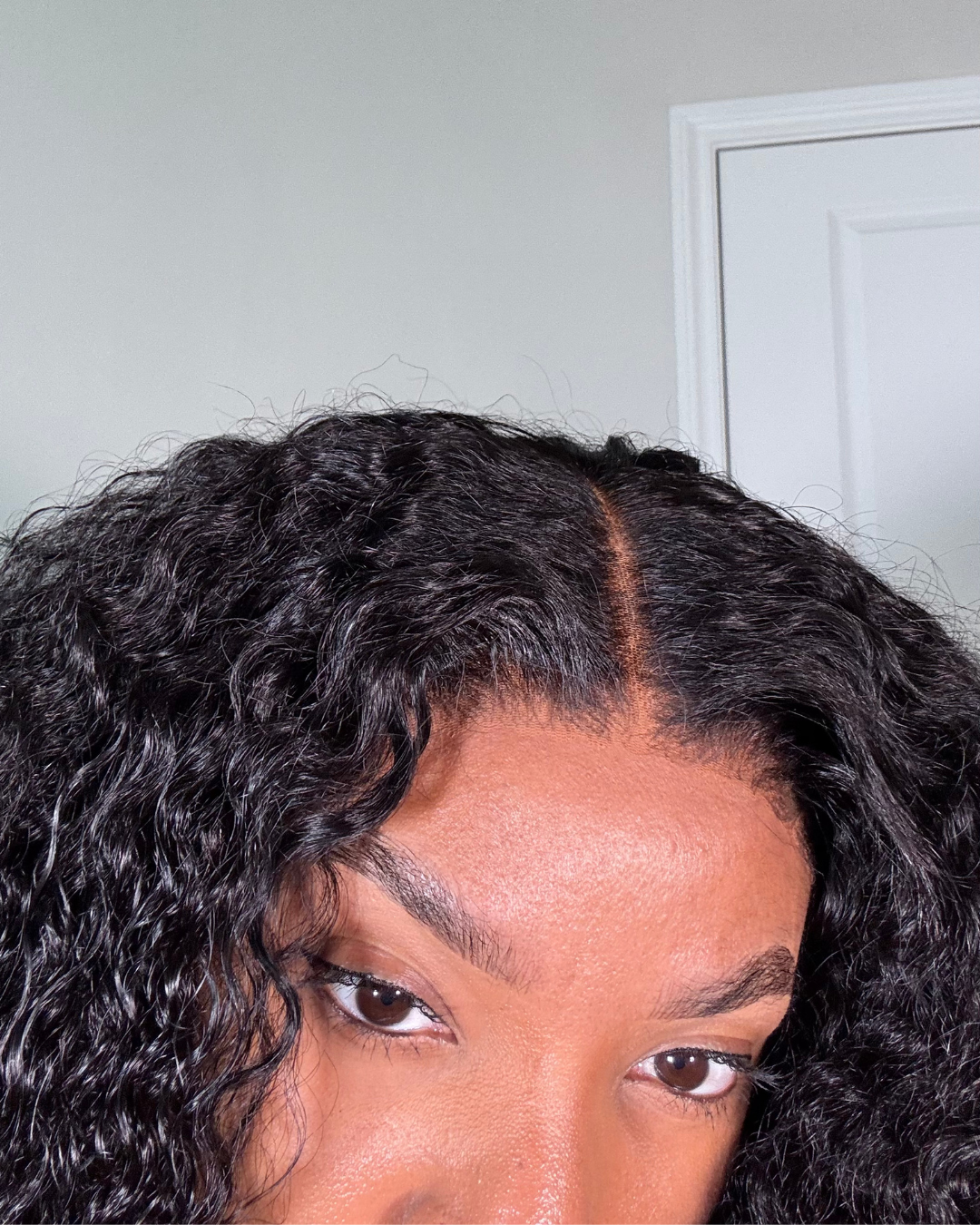 Closure wig UNICE jerry curly hair finger coil ends 20inch