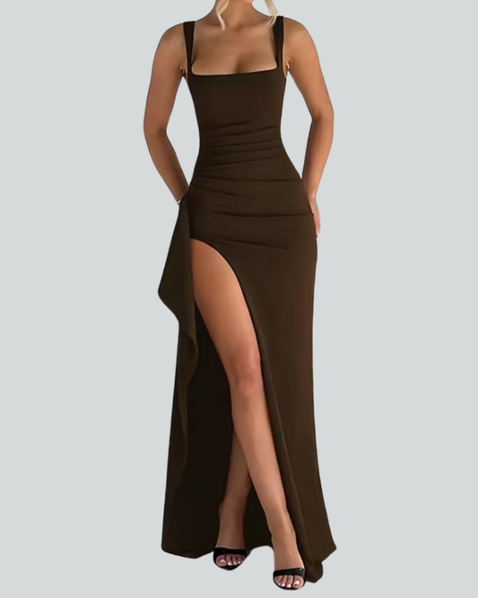 High Slit Sleeveless Dress M