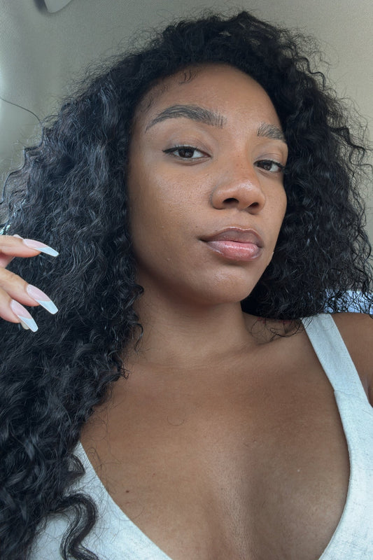 Iseehair 24' with 250% density Burmese curly Half wig