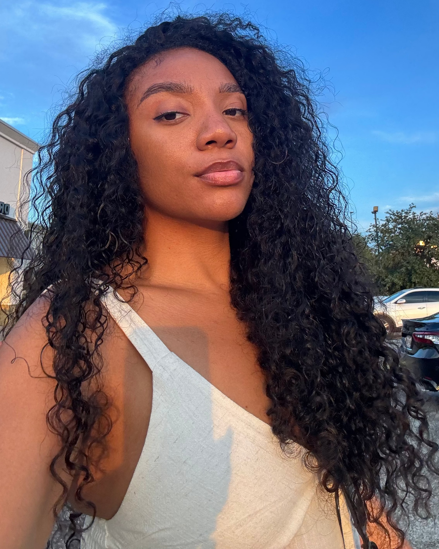 Iseehair 24' with 250% density Burmese curly Half wig